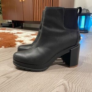 Sorel Black Ankle Boots